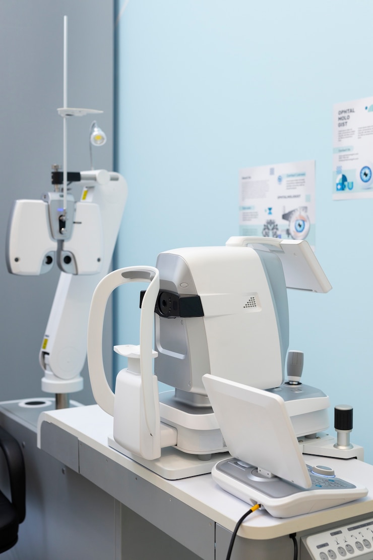 Ücretsiz Fotoğraf göz doktoru ofisinin natürmortu