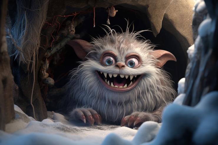Ücretsiz Fotoğraf grinch'i gösteren yaratık