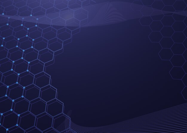 hex textured background for networking