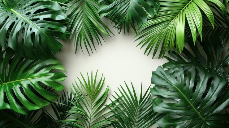 Ücretsiz Fotoğraf idea for palm sunday card with space for concept flat lay