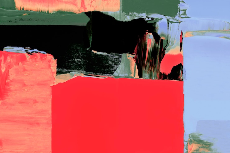 Ücretsiz Fotoğraf red background wallpaper, abstract paint texture with mixed colors