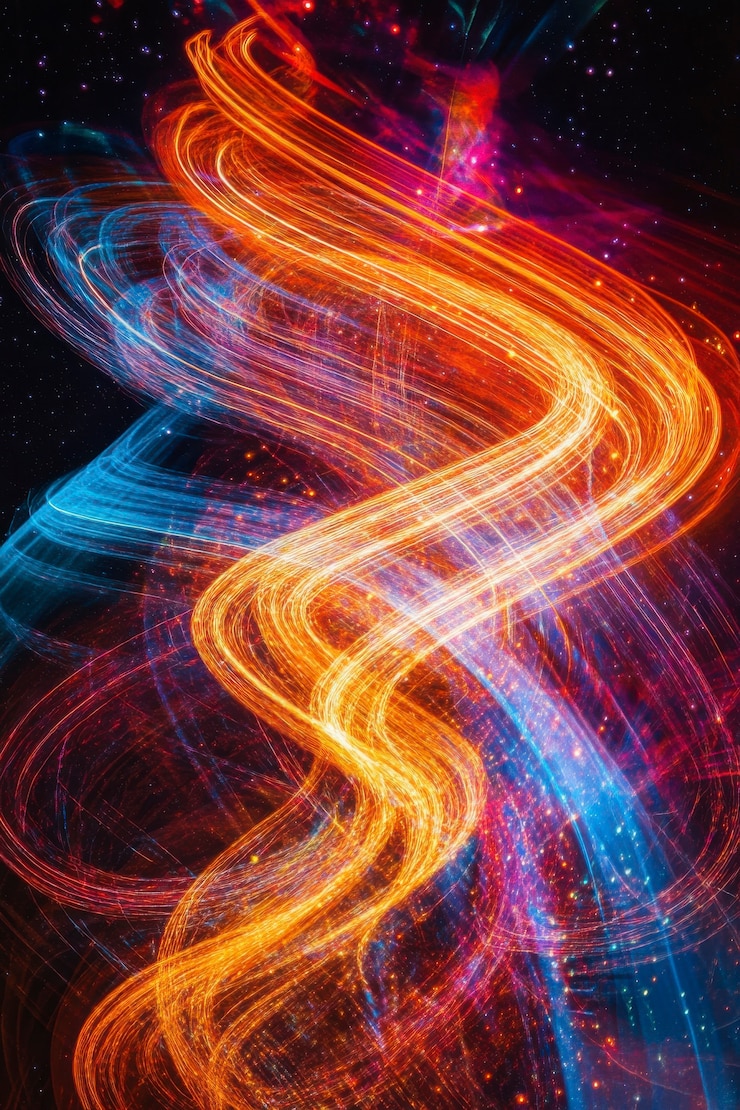 Ücretsiz Fotoğraf spektrum ve renkli ışık parlamaları