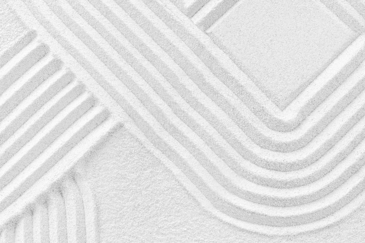 Ücretsiz Fotoğraf square zen sand background in mindfulness concept