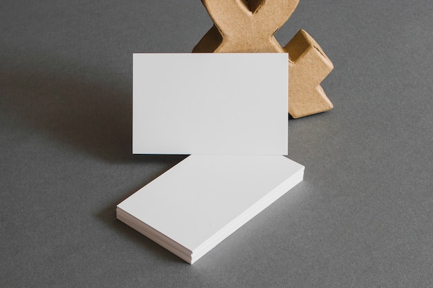 stationery concept with business cards