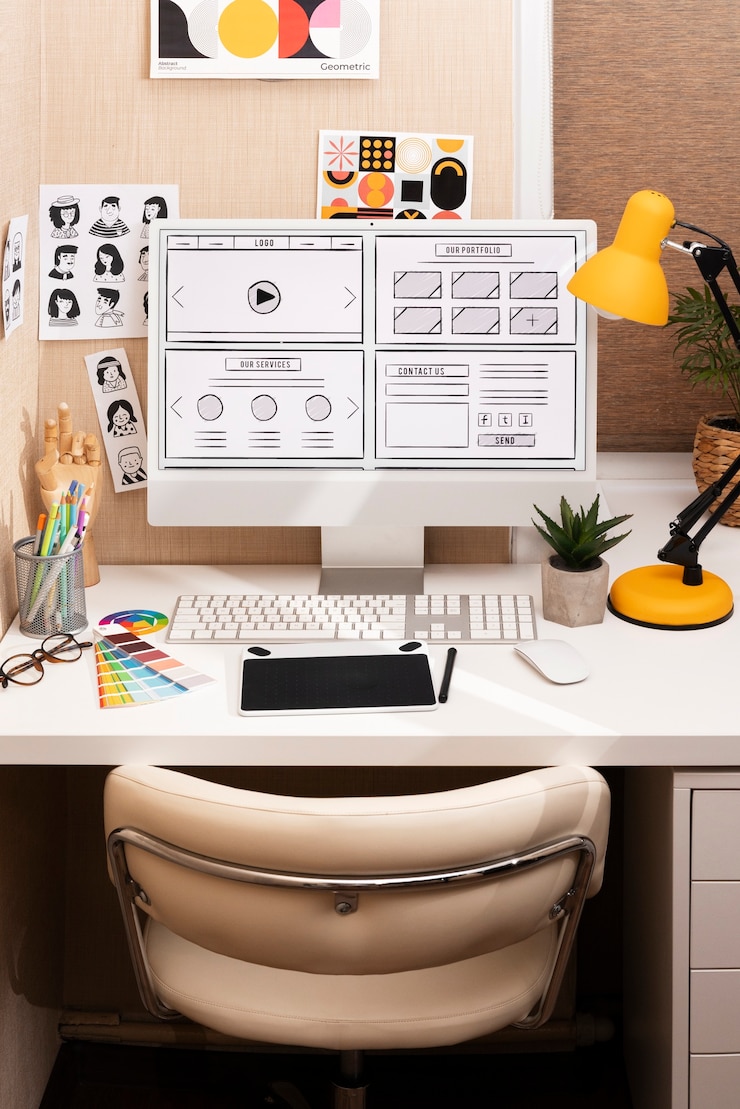 Ücretsiz Fotoğraf still life of graphic design day