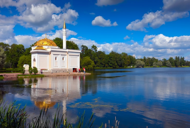 Ücretsiz Fotoğraf tsarskoye selo'daki catherine park'taki türk hamamı