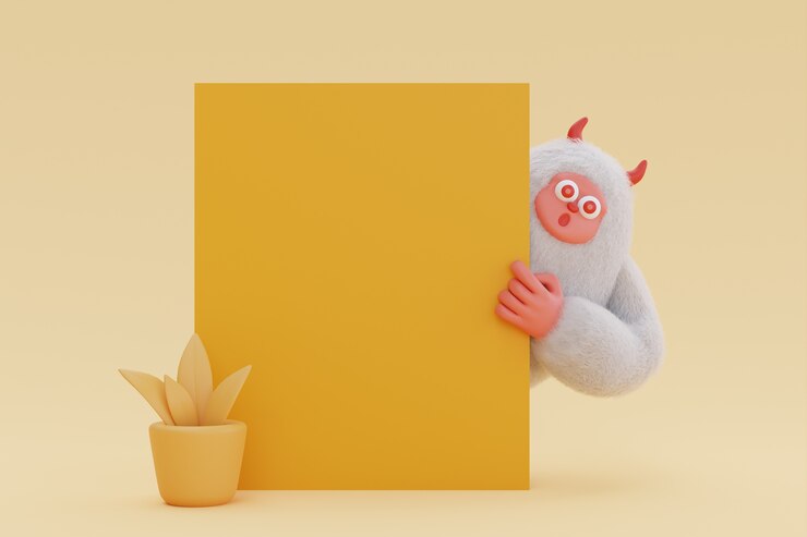 Ücretsiz Fotoğraf yeti'nin 3d render'ı