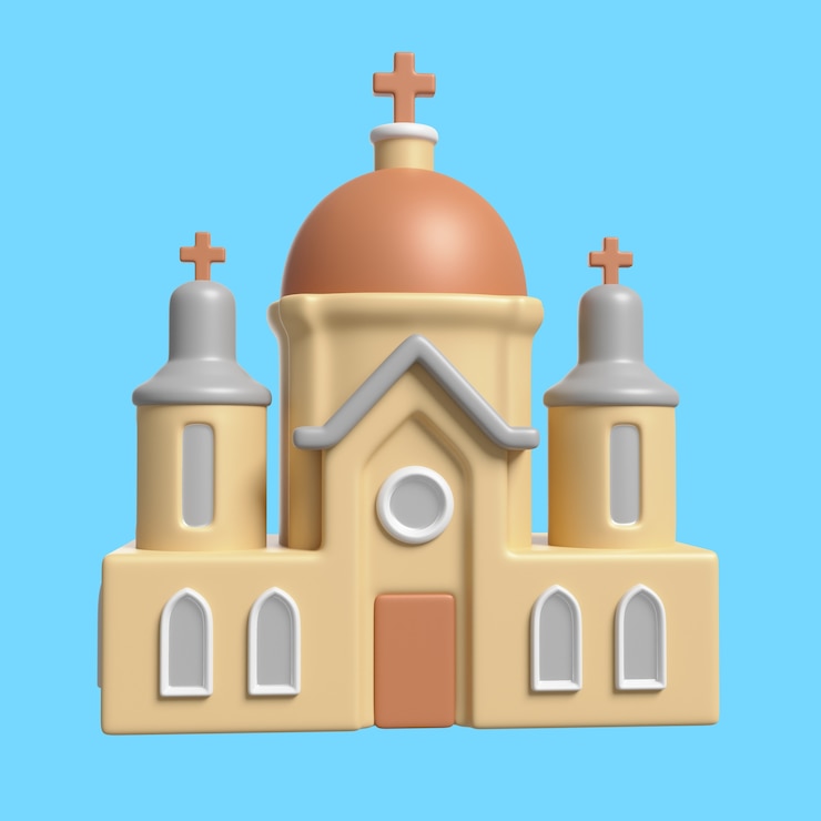 Ücretsiz PSD 3d icon for famous city landmark