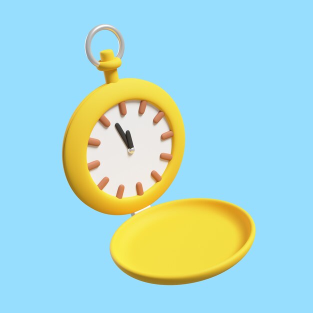 3d rendering of new year icon