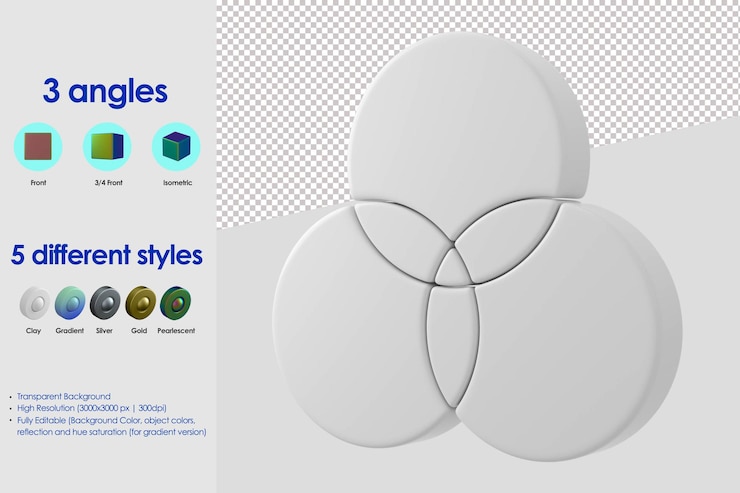 Ücretsiz PSD 3d rgb icon