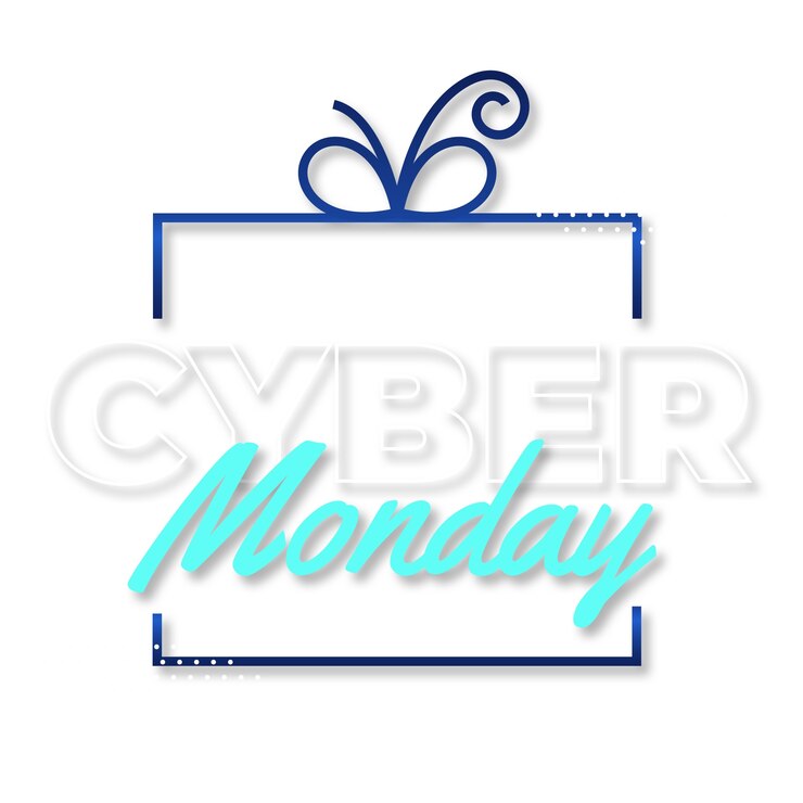 Ücretsiz PSD cyber monday sale element isolated