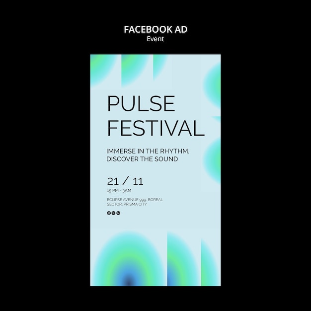 Electronic music event template