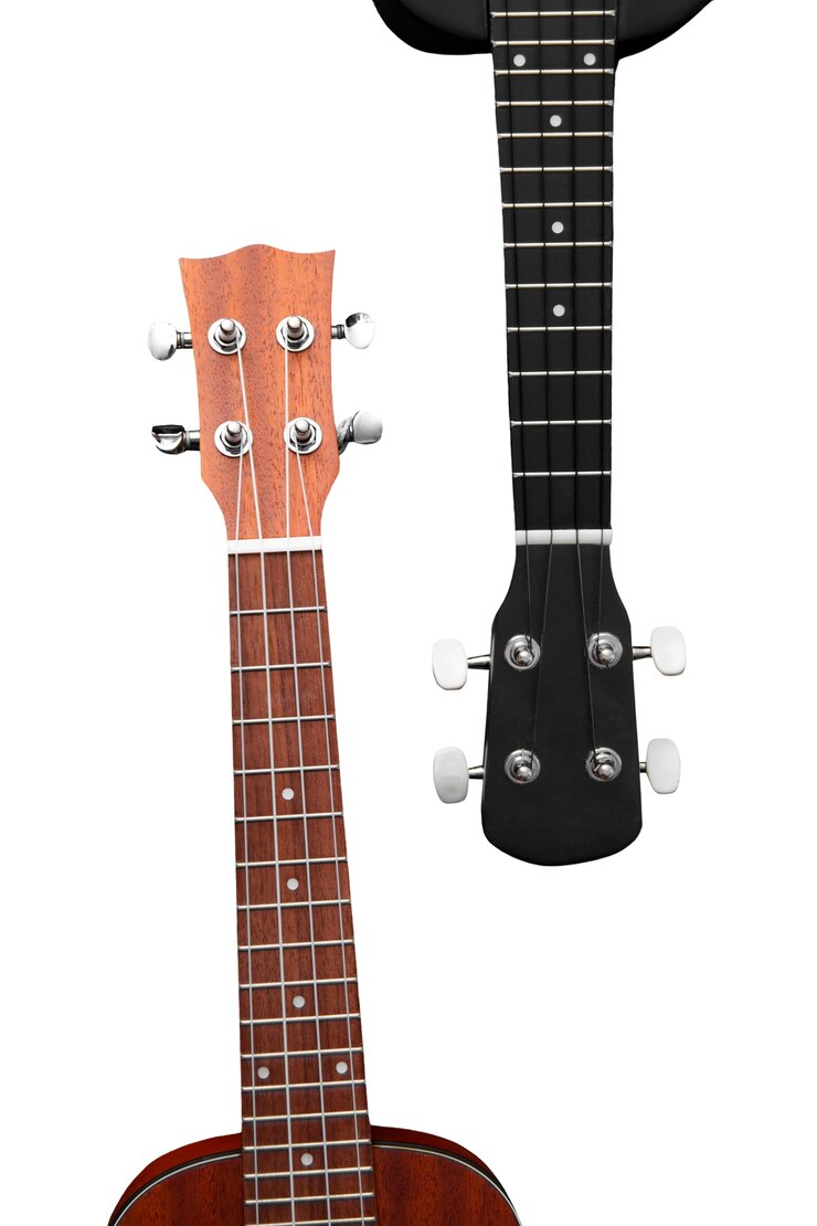 Ücretsiz PSD gitara yakından çekim, izole edilmiş