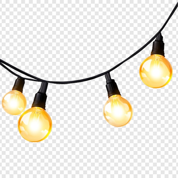 Glowing String Lights Festive Illumination