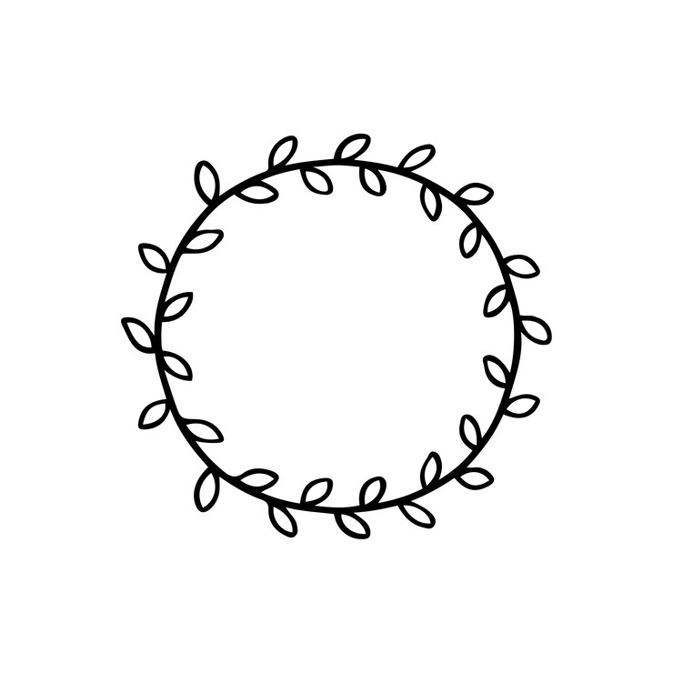 Ücretsiz PSD hand drawn border design