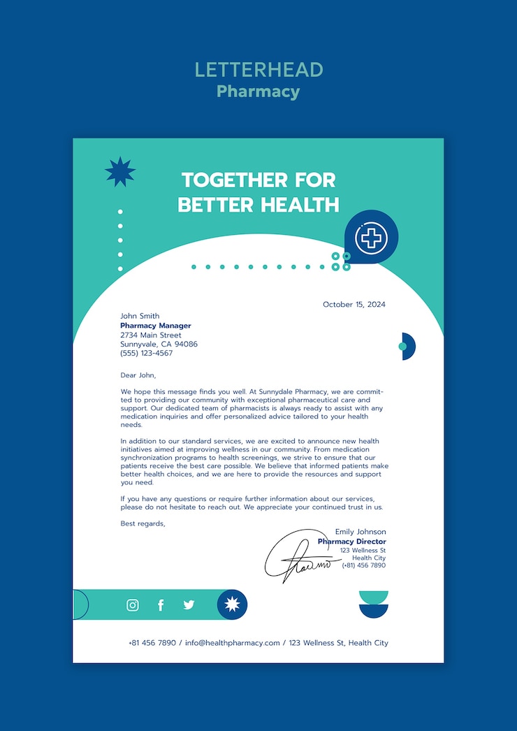 Ücretsiz PSD pharmacy template design