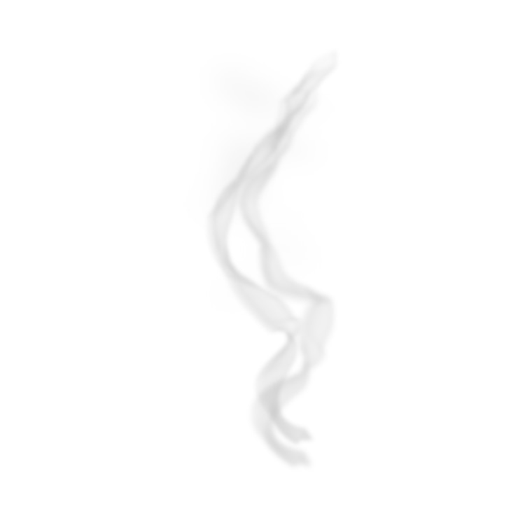 Ücretsiz PSD realistic smoke effect isolated