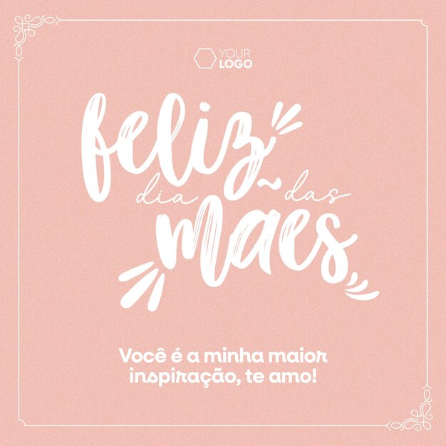 social media feed template happy special mothers day
