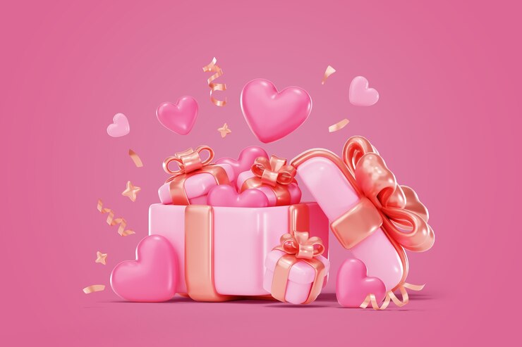 Ücretsiz PSD valentine's day sales background