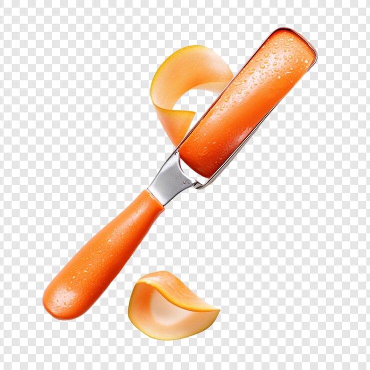 Ücretsiz PSD vibrant orange peeler and cantaloupe peel