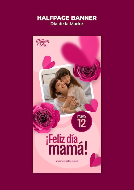 women's day celebration banner template