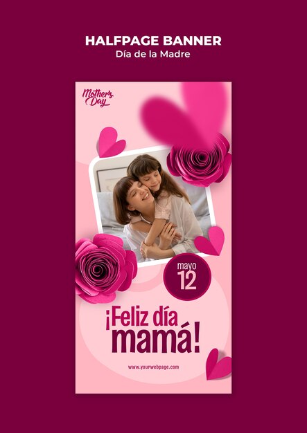 women's day celebration banner template