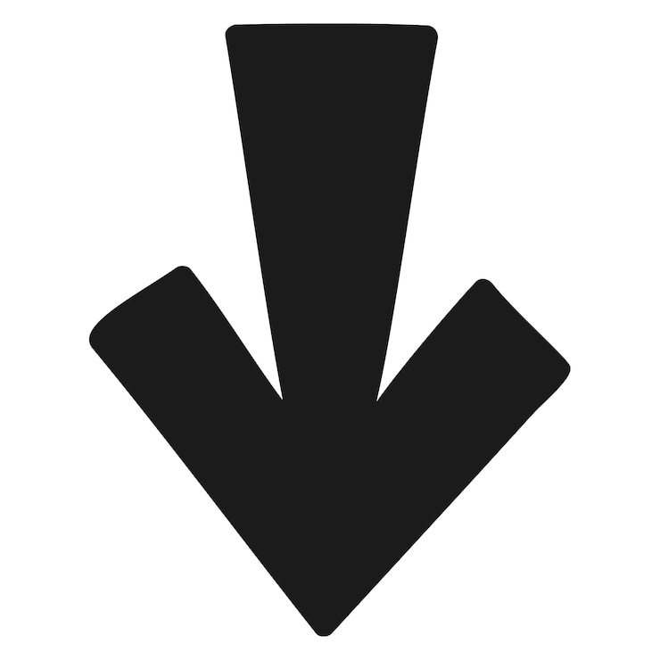 Ücretsiz PSD yalıtılmış ok illüstrasyonu