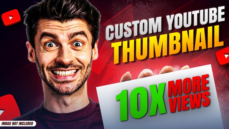Yaratıcı YouTube küçük resim tasarım şablonu