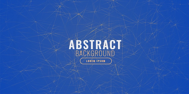 abstract blue background with fractal lines