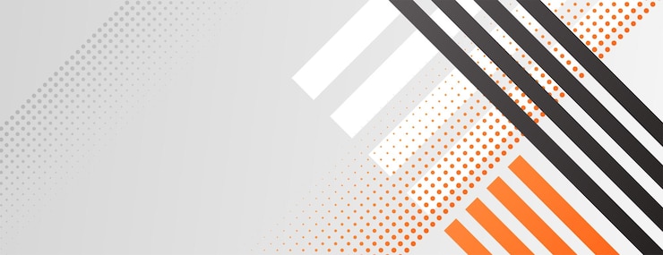 Ücretsiz Vektör abstract geometric style halftone banner design