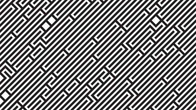 Abstract seamless geometric shape lines pattern design background
