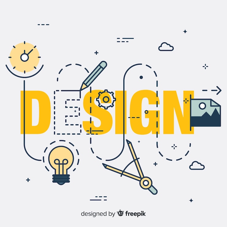 Ücretsiz Vektör açılış sayfası için design süreci konsepti