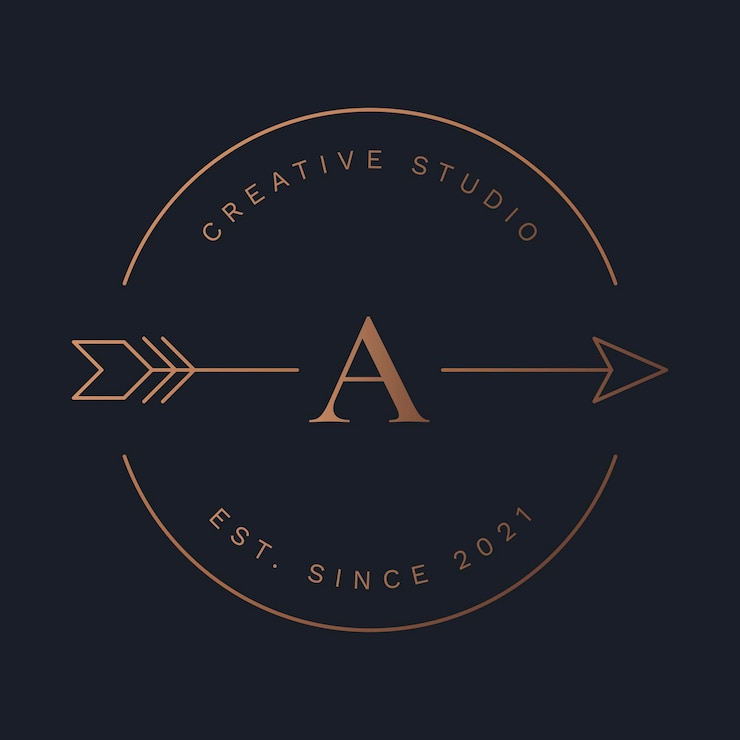Ücretsiz Vektör aesthetic business arrow logo template, minimal graphic vector