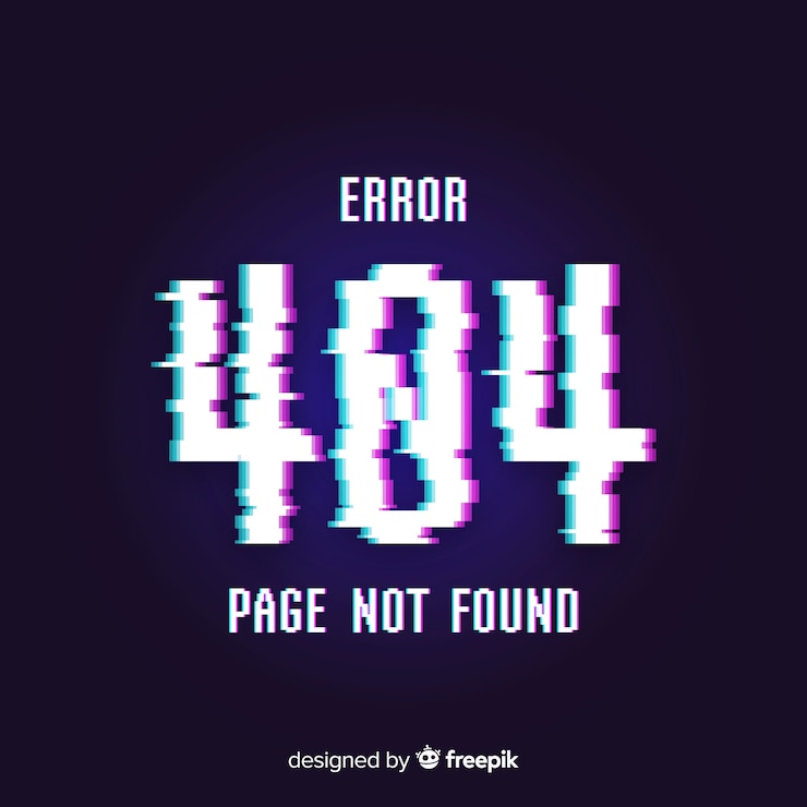 Ücretsiz Vektör arıza hatası 404 sayfası arka planı
