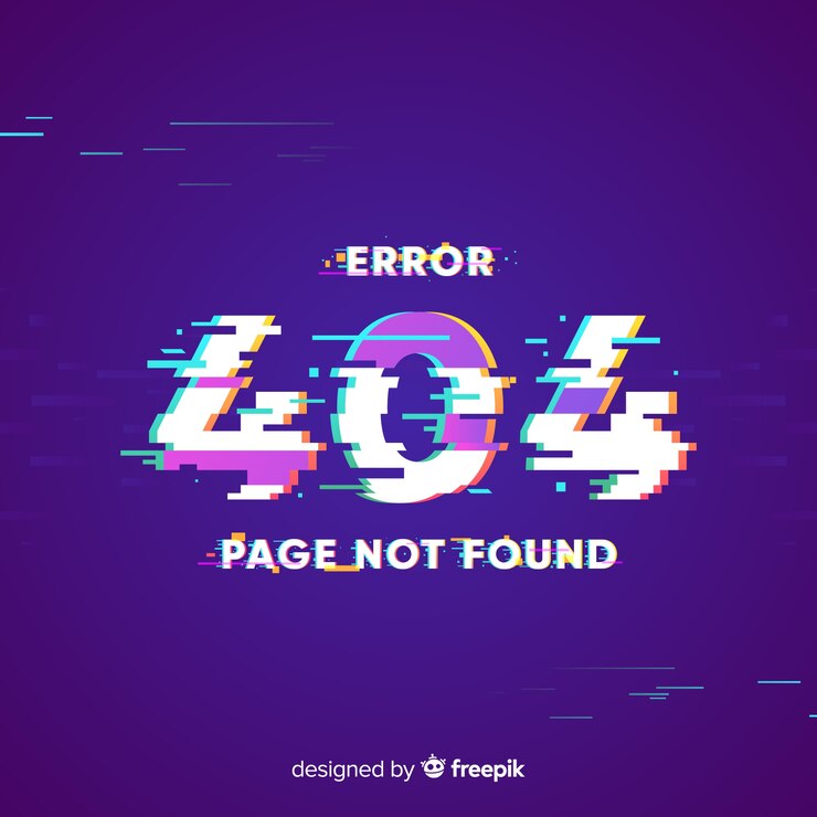 Ücretsiz Vektör arıza hatası 404 sayfası