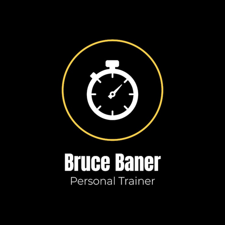 Ücretsiz Vektör basit kişisel antrenör logosu