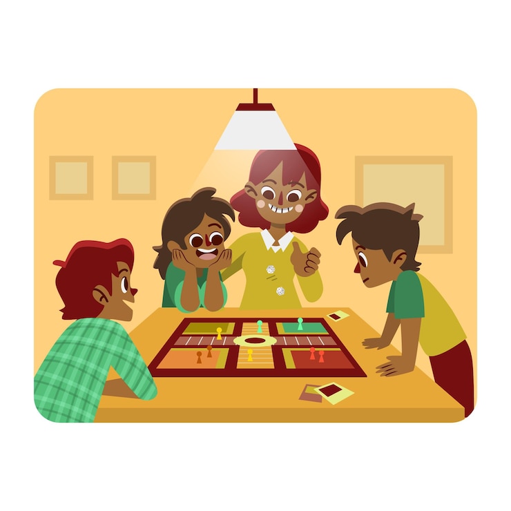 Ücretsiz Vektör birlikte vakit geçiren aile