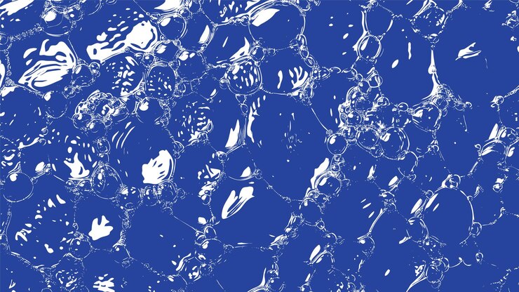 Ücretsiz Vektör blue bubble ink splash