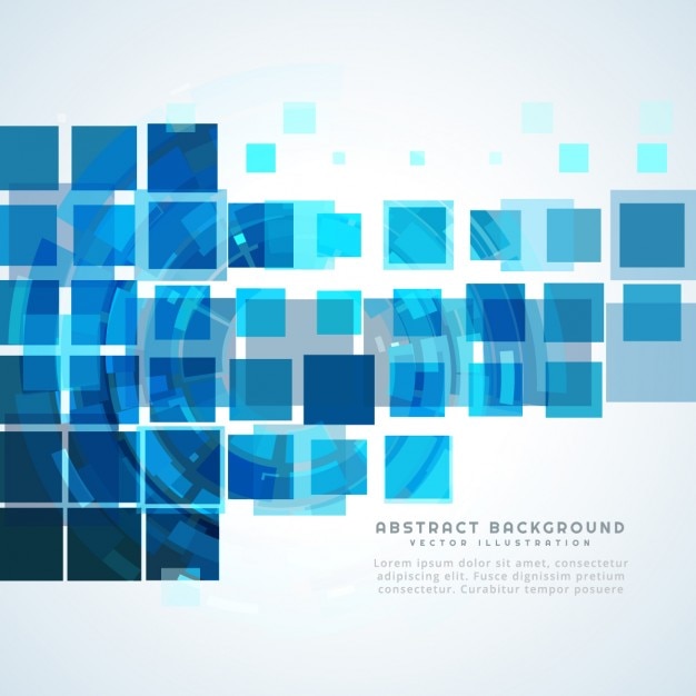 blue mosaic background