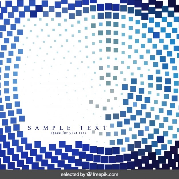 blue pixels background in abstract style