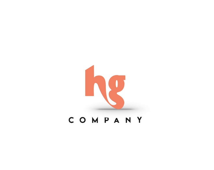 Ücretsiz Vektör branding identity corporate vector logo hg design
