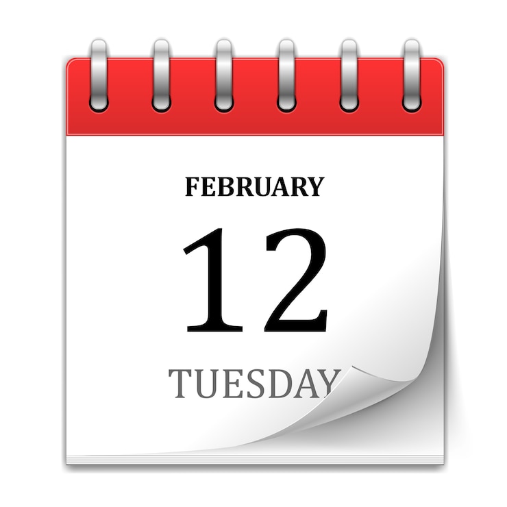 Ücretsiz Vektör calendar with curl page