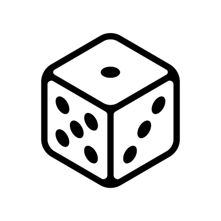 Ücretsiz Vektör cartoon dice