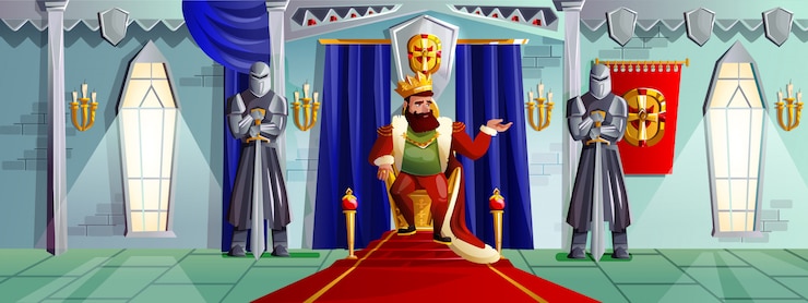 Ücretsiz Vektör castle room cartoon illustration