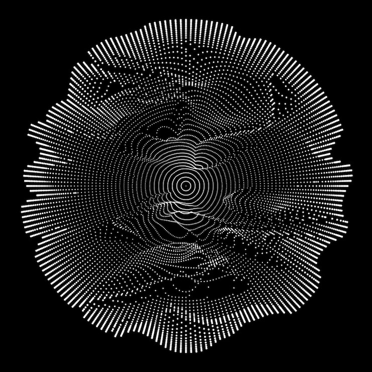 Ücretsiz Vektör circle made of wavy lines