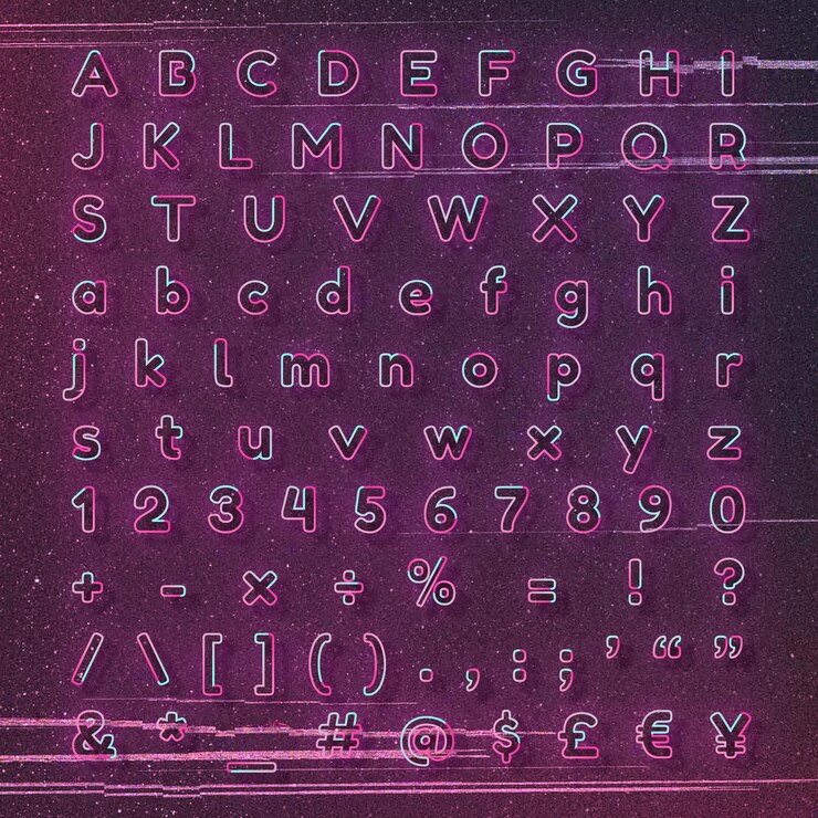 Ücretsiz Vektör colorful alphabet