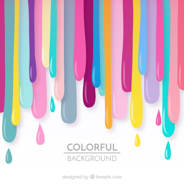 colorful ink background
