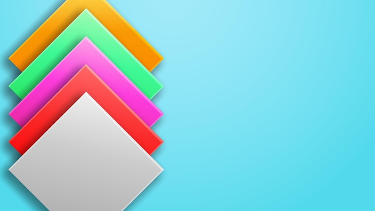 Ücretsiz Vektör colorful paper background, colorful 3d banner