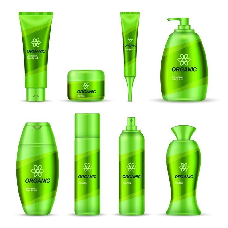 Ücretsiz Vektör cosmetic series packaging design set