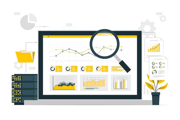 Data extraction concept illustration
